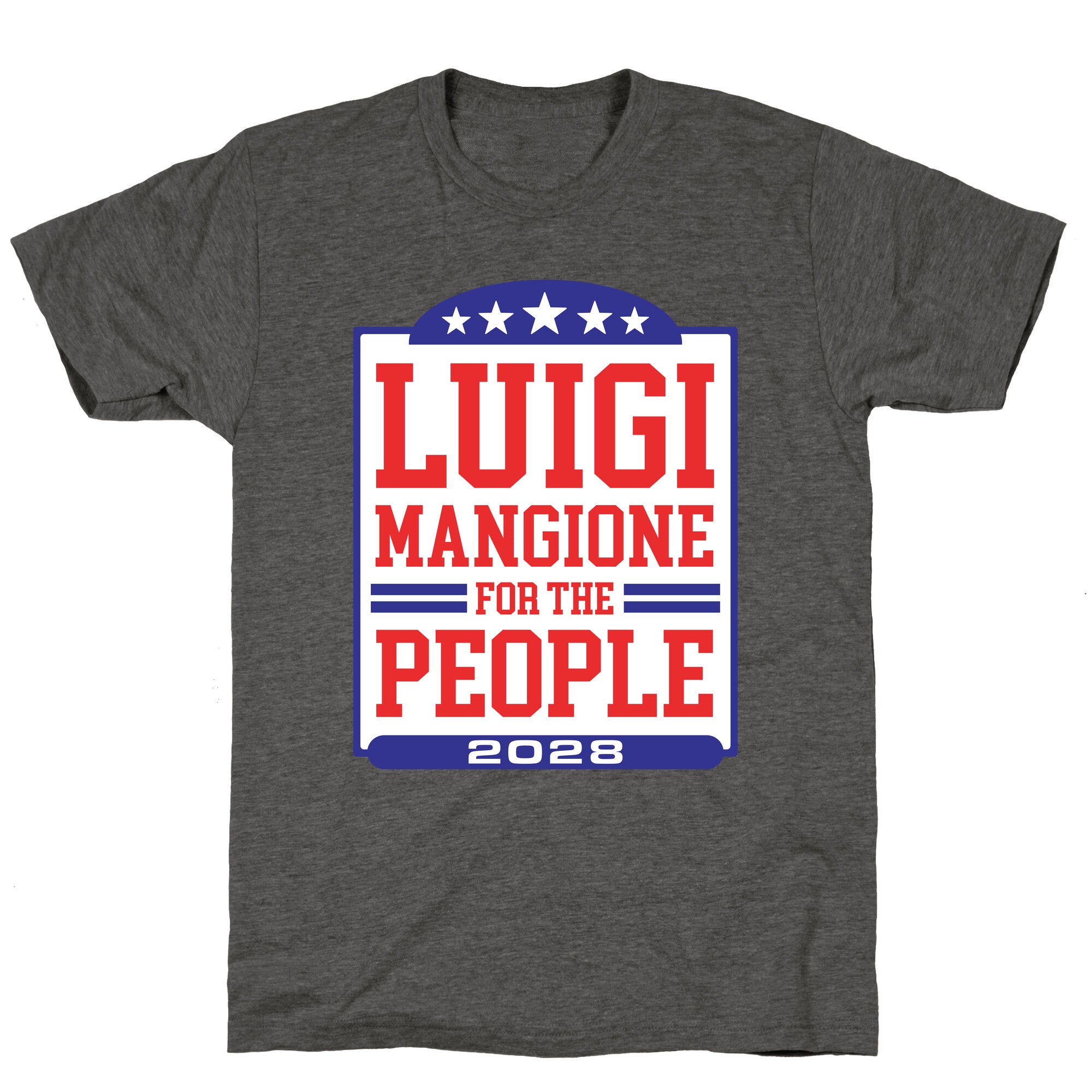 Luigi Mangione For The People 2028 Unisex Triblend Tee